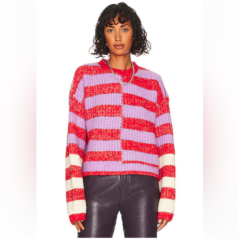 Blank NYC Cropped Sweater in Good Mood New Size Med - Picture 2 of 4